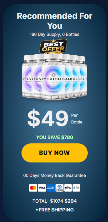 EyeVitalis Reviews – Real Customer Results